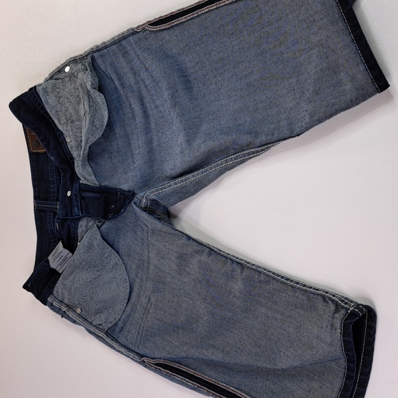 Silver Suki Rose Surplus Jean Long Shorts Size W27 - Picture 17 of 17